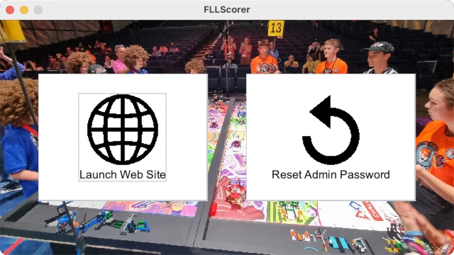 The main FLL Scorer window