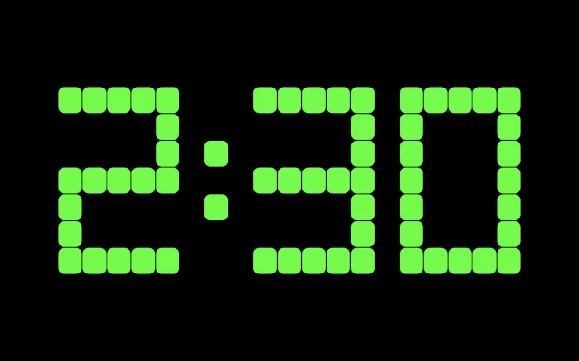 Audience timer display